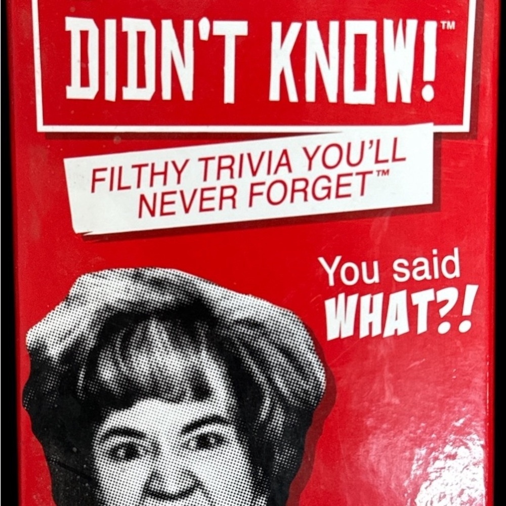 Things I didnt know game (filthy‎ trivia for adults)​